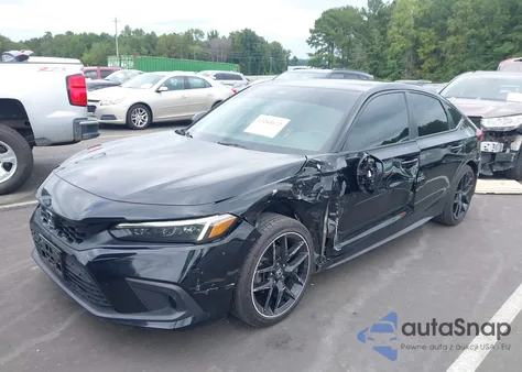 2022 Honda Civic Sport из США, поврежденный, VIN 19XFL2H87NE003659